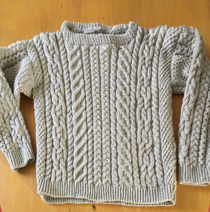 cable sweater